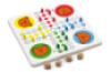 Create pattern with bead and ludo