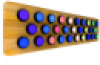 Rotating Colour Spectrum Light Panel