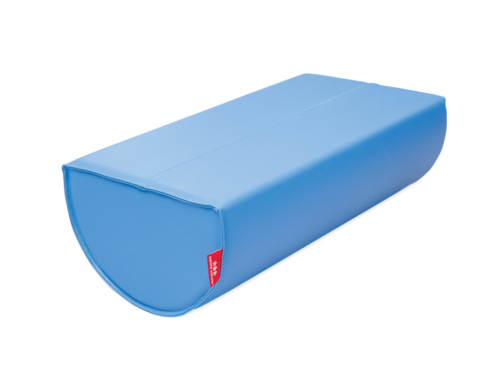 Wide half-roll blue. Foam shape