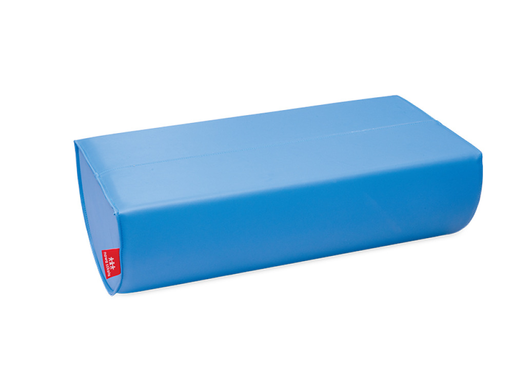 Wide half-roll blue. Foam shape