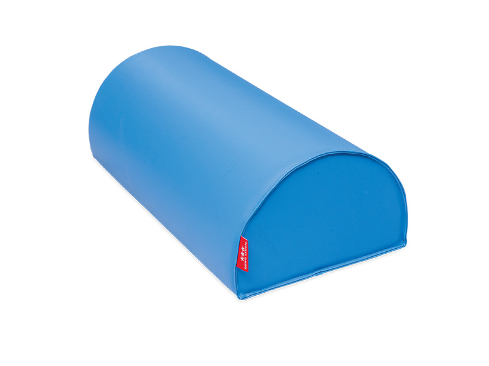 Wide half-roll blue. Foam shape