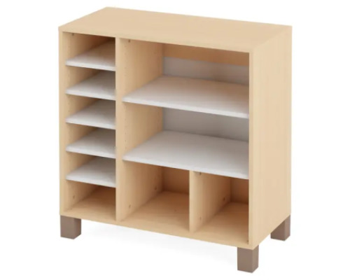 Large cabinet with shelves. White. Fresh Collection
