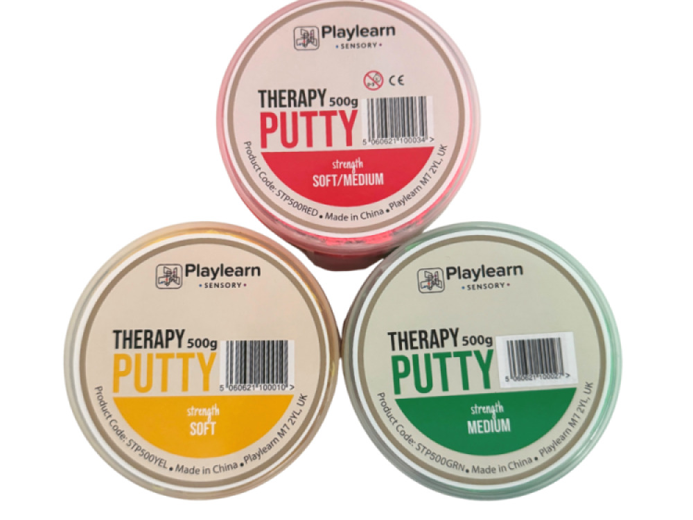 500g Therapy Putty : Yellow / Soft