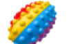 Sensory Rugby Shaped Pop It Ball