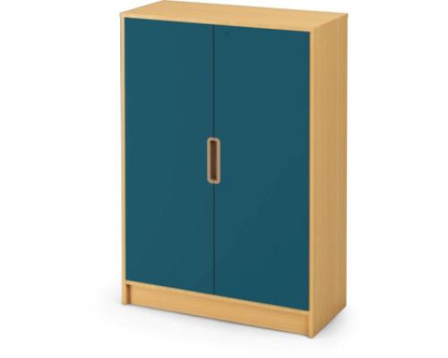 Storage Unit 92 with shelves and doors - Emerald blue - XL