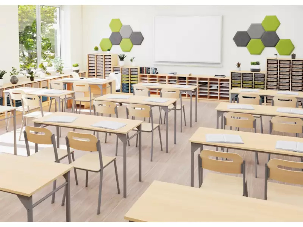 Classic school single desk size 6