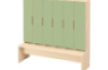 Doors with handle for cloakroom Vita 6 - Avocado