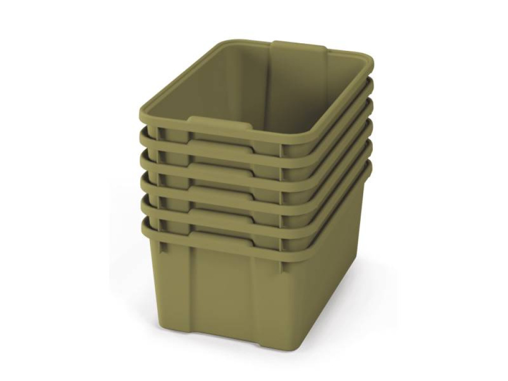 Big plastic containers - eco light green - 06