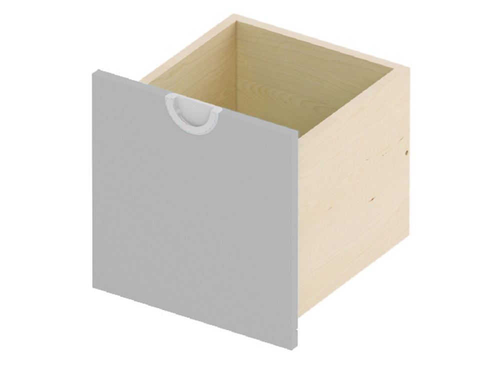 Cubo ACCESSORIES SHELVES AND DRAWERS grey narrow tall 1 pc.