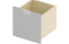 Cubo ACCESSORIES SHELVES AND DRAWERS grey narrow tall 1 pc.