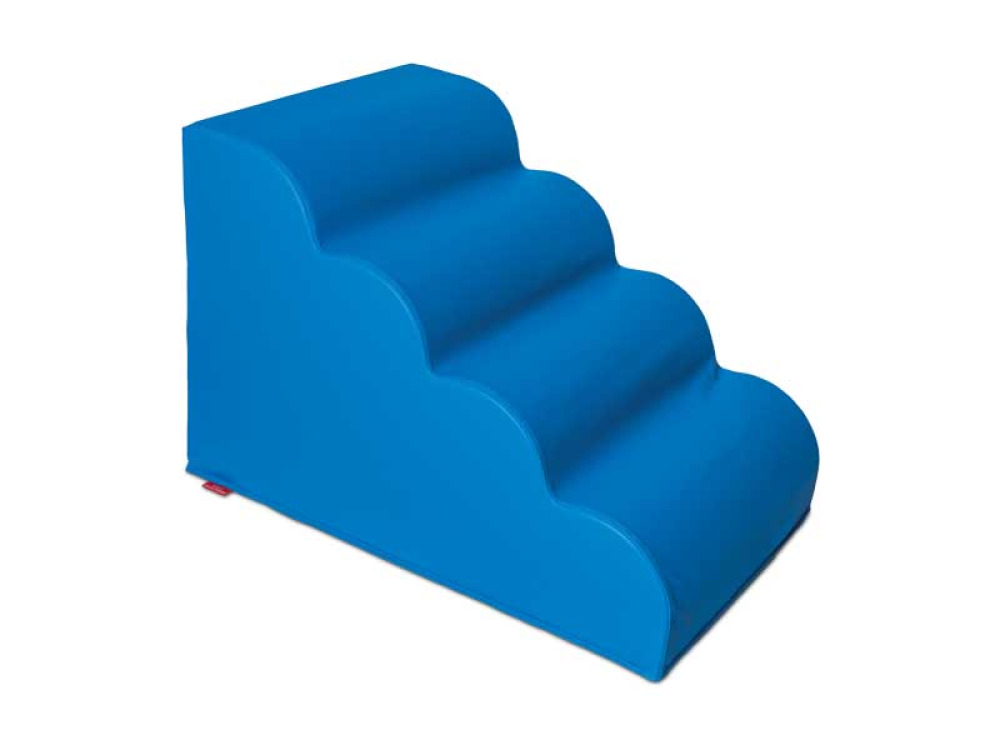 Steps with rounded treads. Foam shape