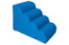 Steps with rounded treads. Foam shape