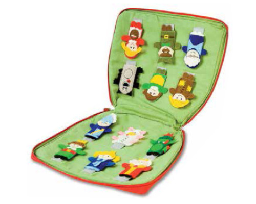 Finger puppet house