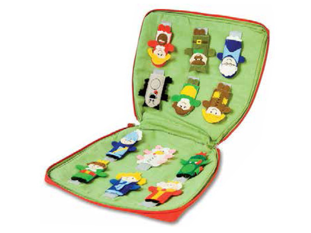 Finger puppet house