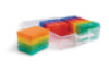 Set of transparent boxes