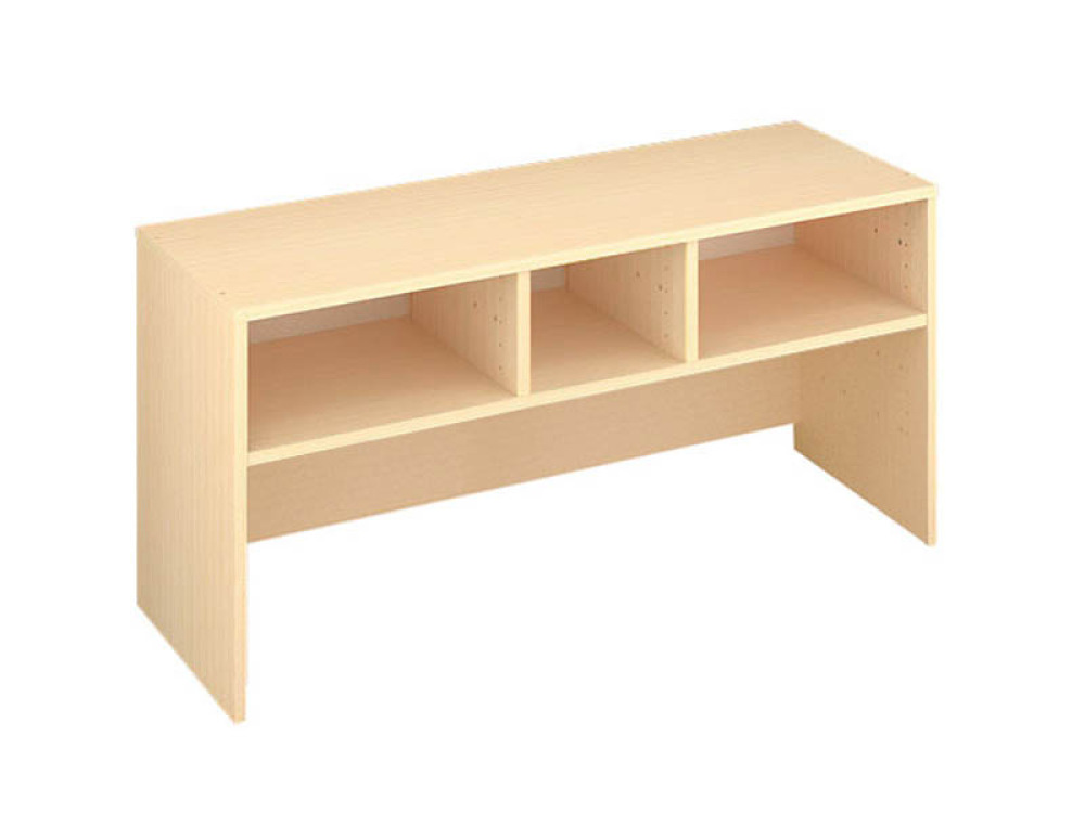 Storage Unit S with shelves for trays and containers - Beech