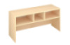 Storage Unit S with shelves for trays and containers - Beech