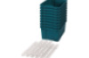 Big plastic containers with runners - eco blue-green - 09