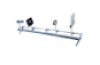 Optical bench with equipment