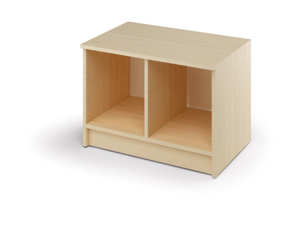 Cubo cabinet 2 for plastic containers. Birch