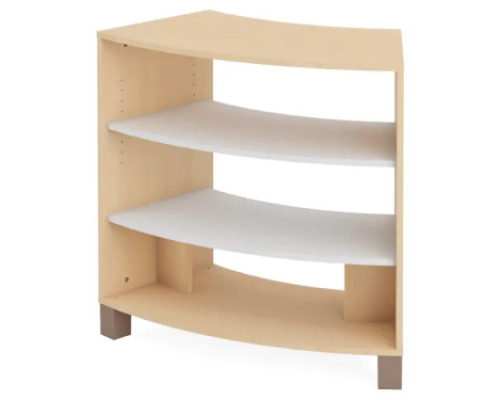 Large semi-circular cabinet. White. Fresh Collection