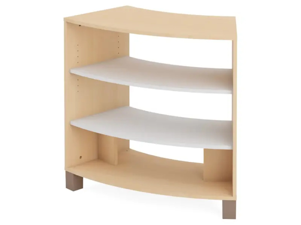 Large semi-circular cabinet. White. Fresh Collection