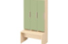 Doors with handle for cloakroom Vita 3 - Avocado