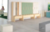 Doors with handle for cloakroom Vita 3 - Avocado