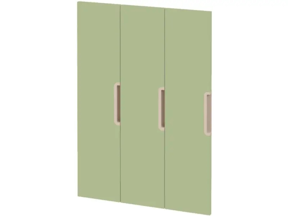 Doors with handle for cloakroom Vita 3 - Avocado