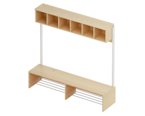 Cubo 6 cloakroom unit