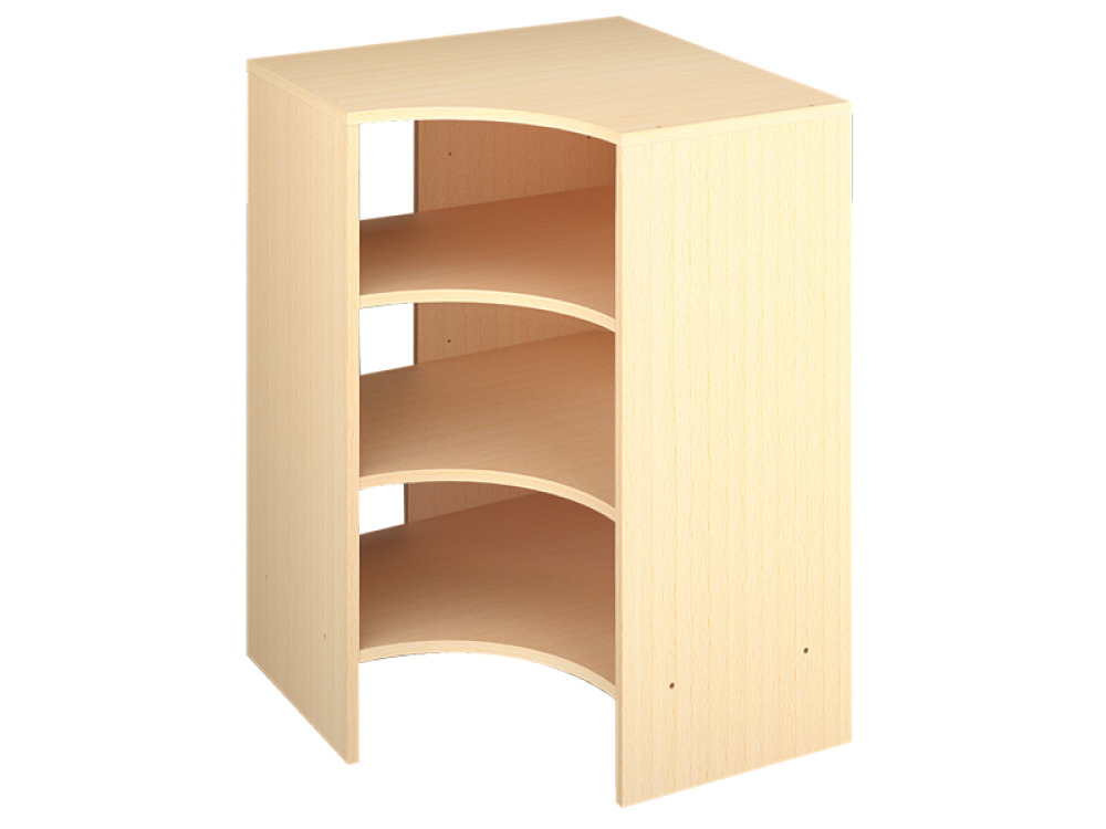 Inset corner cabinet L - Beech