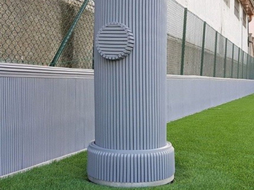 Pillar Wall Guard Ribbing