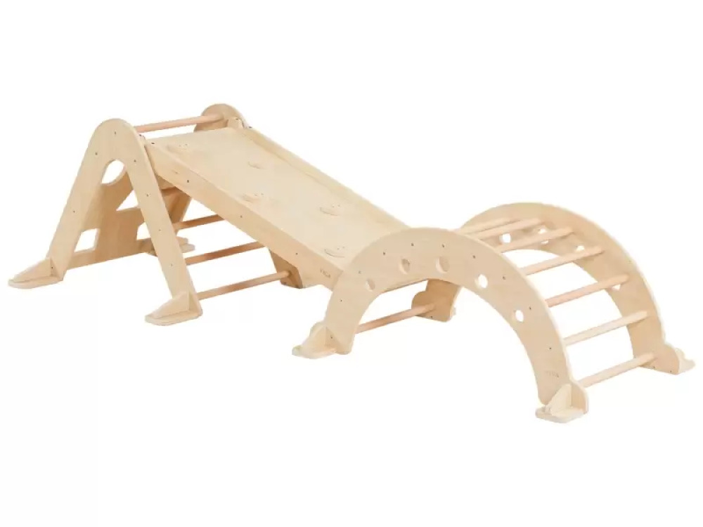 Climbing wooden arch