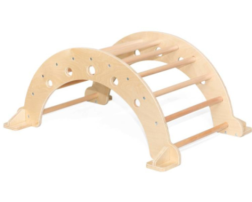 Climbing wooden arch