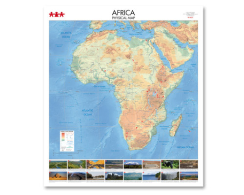 Africa. Physical Map