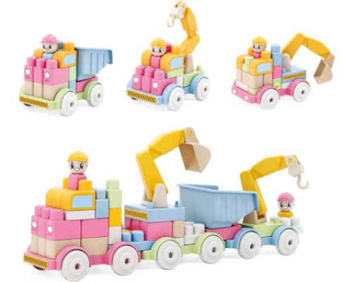 Eco trucks - set of bricks