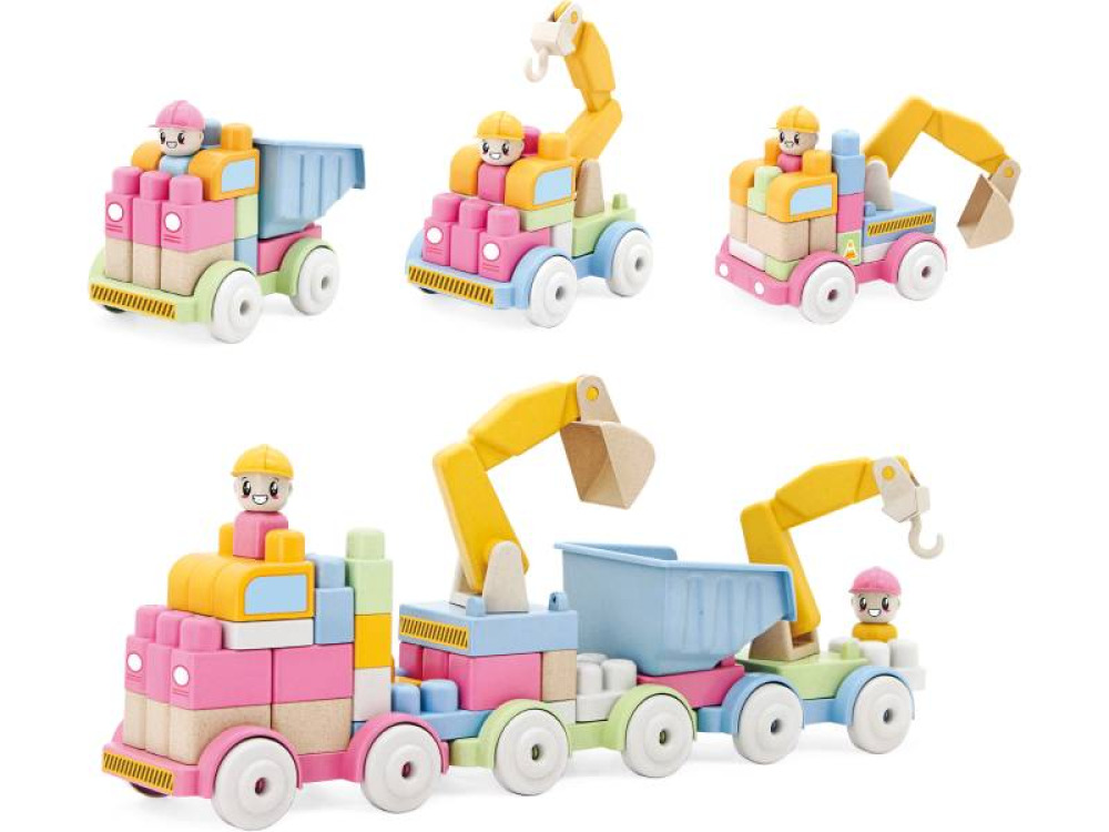 Eco trucks - set of bricks