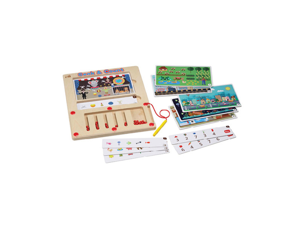 Magnetic labirynts Seek and count