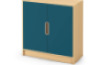 Storage Unit 92 with shelves and doors - Emerald blue - L