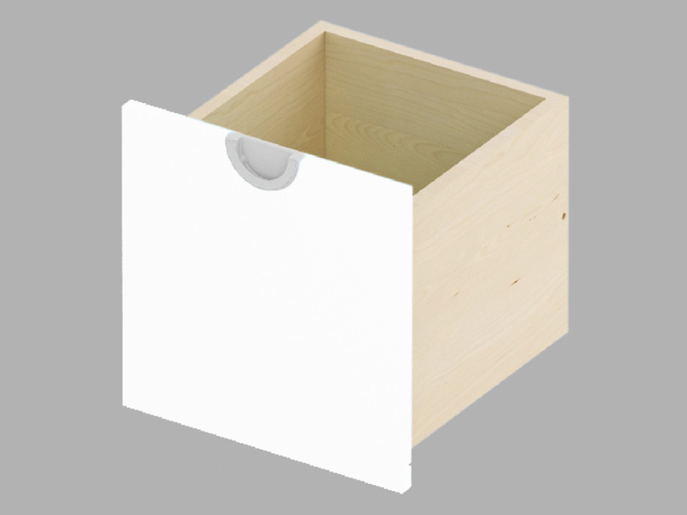 Cubo ACCESSORIES SHELVES AND DRAWERS white narrow tall 1 pc.