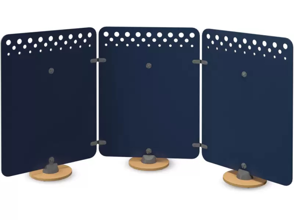 Short acoustic screen - Navy
