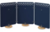 Short acoustic screen - Navy