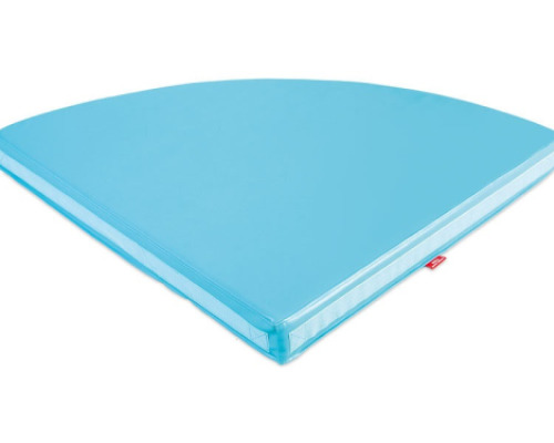 Corner mattress. Light blue