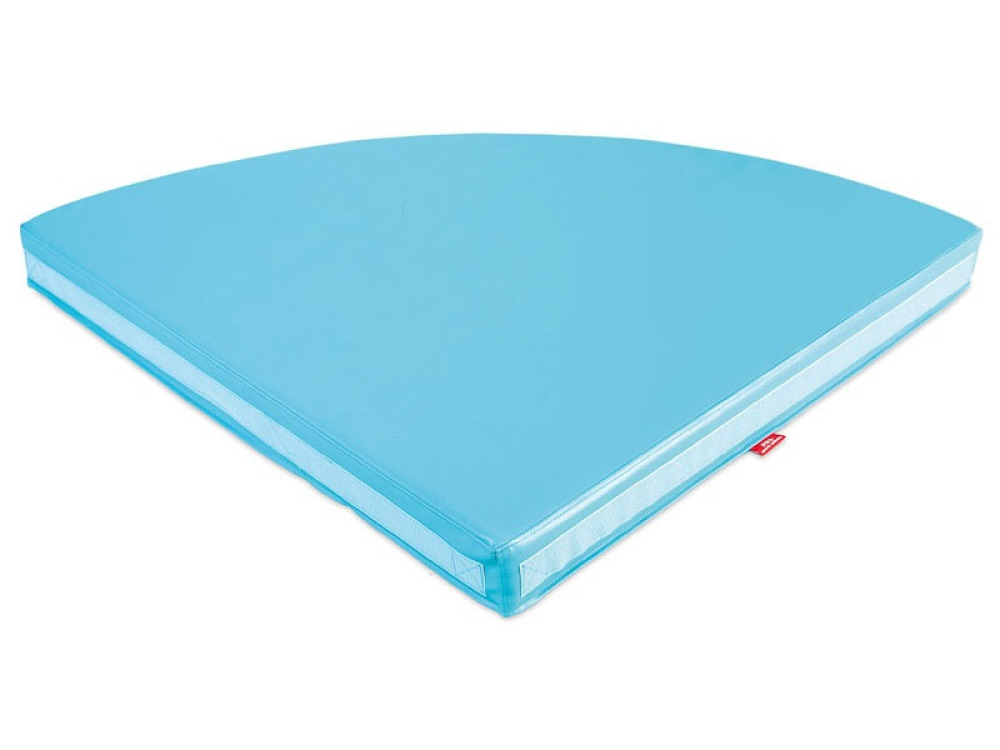 Corner mattress. Light blue