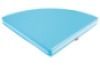Corner mattress. Light blue