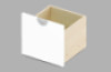 Cubo ACCESSORIES CONTAINERS white narrow 1 pc