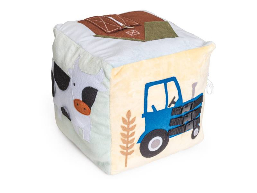 Soft manipulative cube