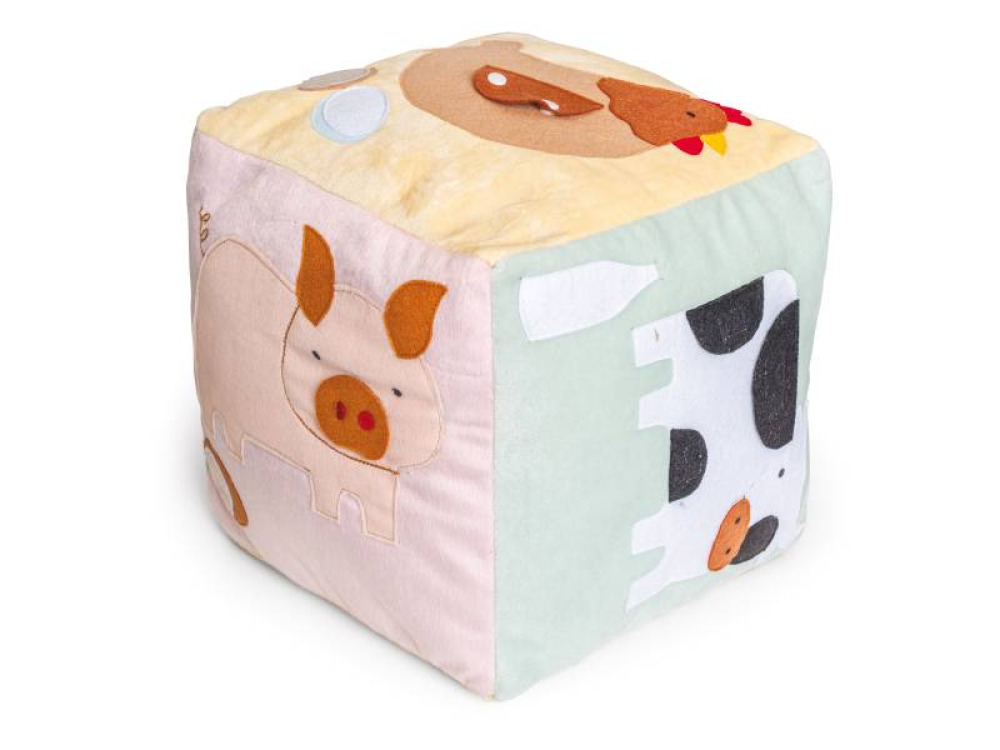 Soft manipulative cube