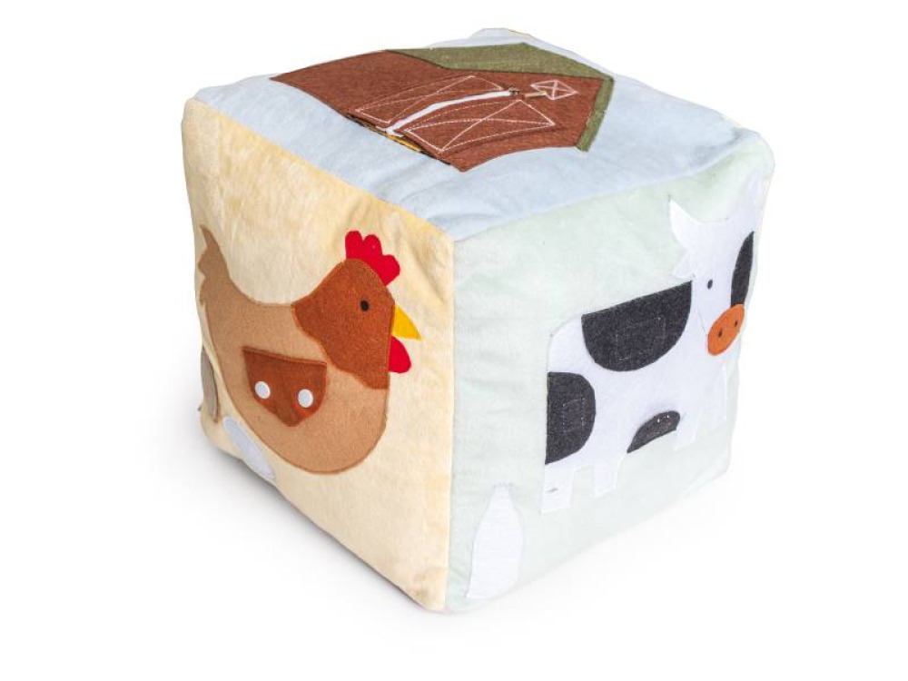 Soft manipulative cube