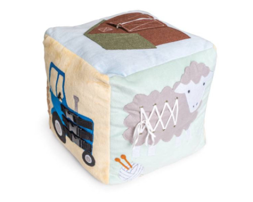 Soft manipulative cube